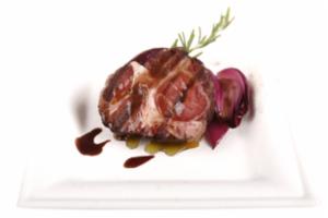Alberto Bettini - Trattoria Da Amerigo - Savigno - Bologna “Cosciotto di selvaggina al sale di Cervia”